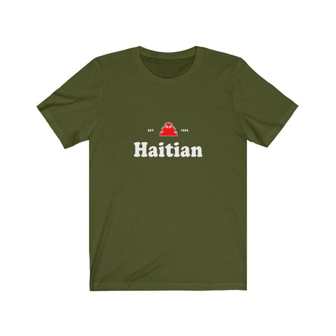 Haitian - Unisex Jersey Short Sleeve Tee - T-Shirt - Cocoalime Apparel 