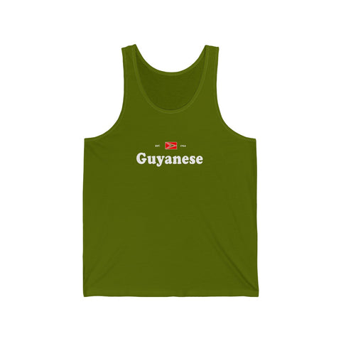 Guyanese - Unisex Jersey Tank - Tank Top - Cocoalime Apparel 
