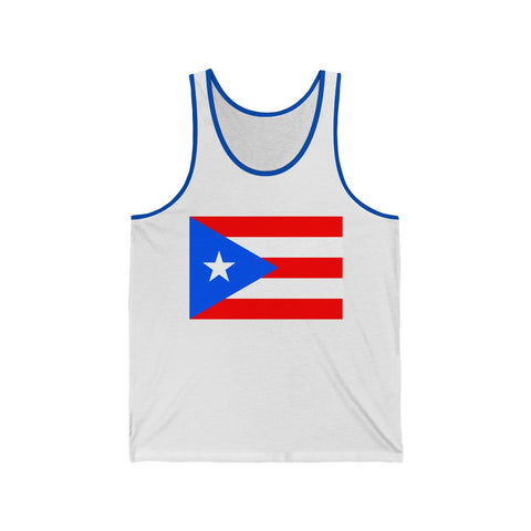Puerto Rico Flag - Unisex Jersey Tank - Tank Top - Cocoalime Apparel 