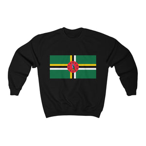 Dominica Flag - Unisex Heavy Blend™ Crewneck Sweatshirt - Sweatshirt - Cocoalime Apparel 