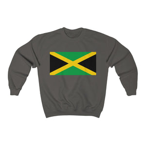 Jamaican Flag - Unisex Heavy Blend™ Crewneck Sweatshirt - CocoaLime