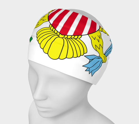 VI Flag Multi-Use Headband - Headband - Cocoalime Apparel 