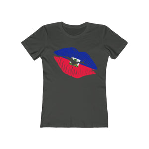 Haiti Lip Service - Women's Slim Fit Tee - T-Shirt - Cocoalime Apparel 