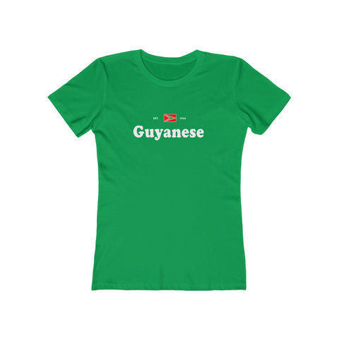 Guyanese - Women's Slim Fit Tee - T-Shirt - Cocoalime Apparel 