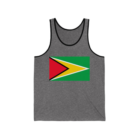 Guyana Flag - Unisex Jersey Tank - Tank Top - Cocoalime Apparel 