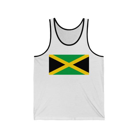 Jamaican Flag - Unisex Jersey Tank - CocoaLime