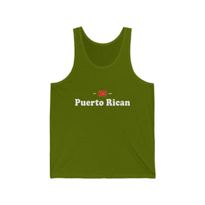 Puerto Rican - Unisex Jersey Tank - Tank Top - Cocoalime Apparel 