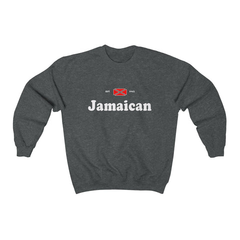 Jamaican - Unisex Heavy Blend™ Crewneck Sweatshirt - CocoaLime