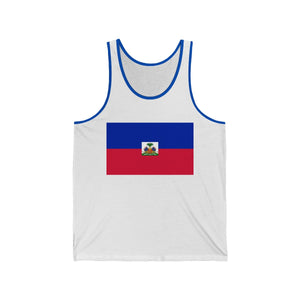Haiti Flag - Unisex Jersey Tank - Tank Top - Cocoalime Apparel 