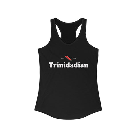 Trinidadian -  Women's Slim Fit Racerback Tank - Tank Top - Cocoalime Apparel 