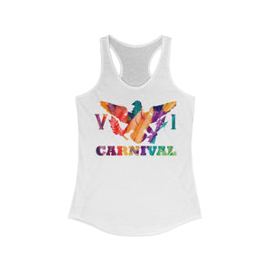 VI Carnival -  Women's Slim Fit Racerback Tank - CocoaLime