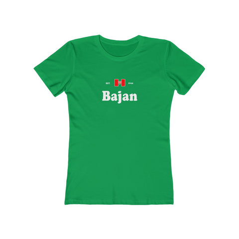 Bajan - Women's Slim Fit Tee - T-Shirt - Cocoalime Apparel 