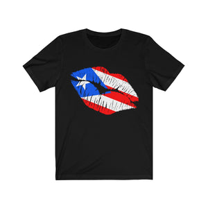 Puerto Rico Lip Service - Unisex Jersey Short Sleeve Tee - T-Shirt - Cocoalime Apparel 