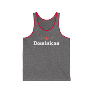 Dominican - Unisex Jersey Tank - Tank Top - Cocoalime Apparel 