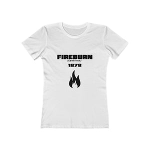 Fireburn 1878 - Women's Slim Fit Tee - T-Shirt - Cocoalime Apparel 