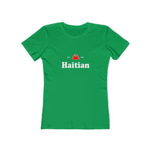 Haitian - Women's Slim Fit Tee - T-Shirt - Cocoalime Apparel 