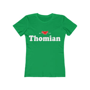 Thomian - Women's Slim Fit Tee - CocoaLime