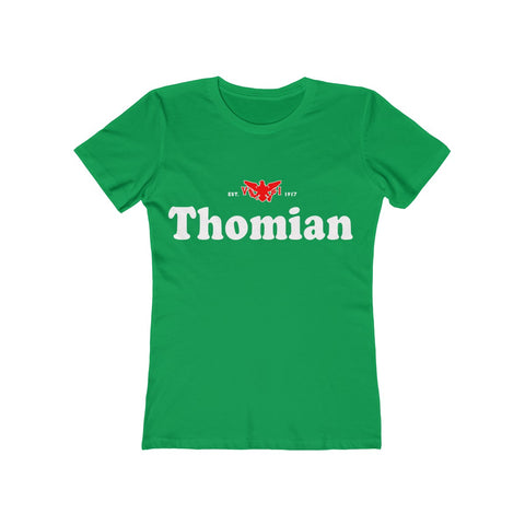 Thomian - Women's Slim Fit Tee - CocoaLime