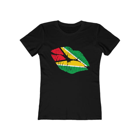 Guyana Lip Service - Women's Slim Fit Tee - T-Shirt - Cocoalime Apparel 