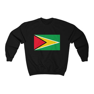 Guyana Flag - Unisex Heavy Blend™ Crewneck Sweatshirt - Sweatshirt - Cocoalime Apparel 