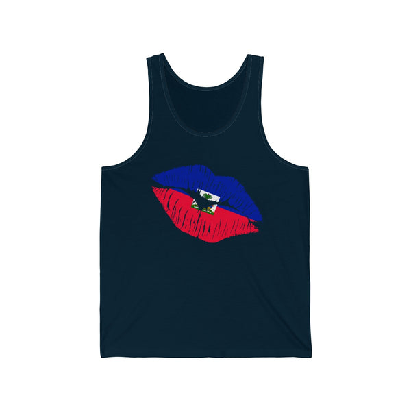 Haiti Lip Service - Unisex Jersey Tank - Tank Top - Cocoalime Apparel 