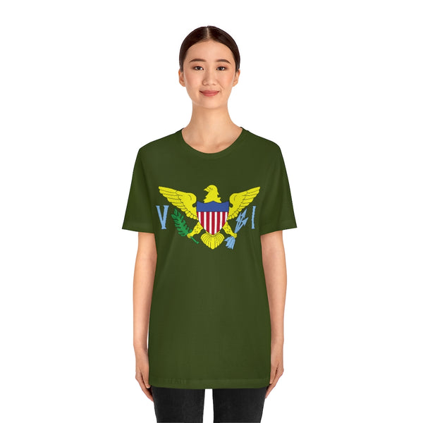 USVI Flag - Unisex Jersey Short Sleeve Tee