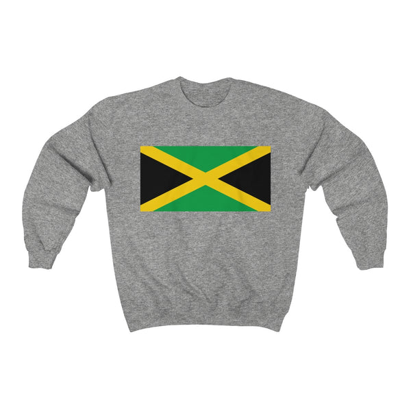 Jamaican Flag - Unisex Heavy Blend™ Crewneck Sweatshirt - CocoaLime