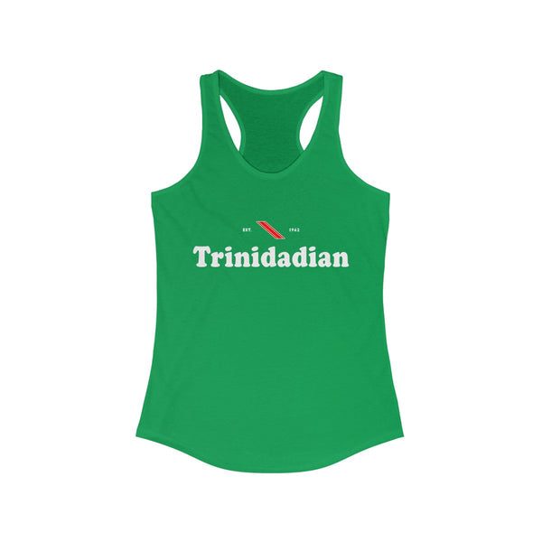 Trinidadian -  Women's Slim Fit Racerback Tank - Tank Top - Cocoalime Apparel 