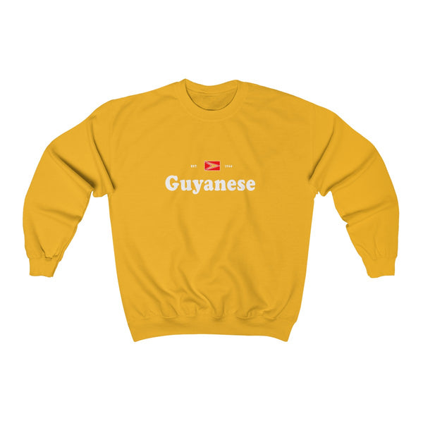 Guyanese - Unisex Heavy Blend™ Crewneck Sweatshirt - Sweatshirt - Cocoalime Apparel 