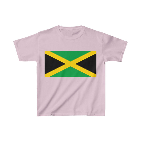 Jamaican Flag - Kids Heavy Cotton™ Tee - CocoaLime