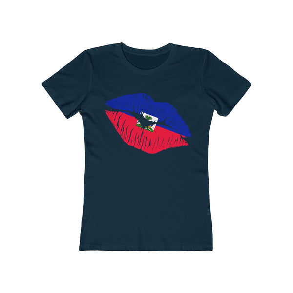 Haiti Lip Service - Women's Slim Fit Tee - T-Shirt - Cocoalime Apparel 