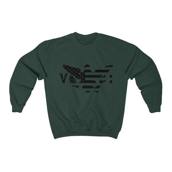 US x VI - Black - Unisex Heavy Blend™ Crewneck Sweatshirt - CocoaLime