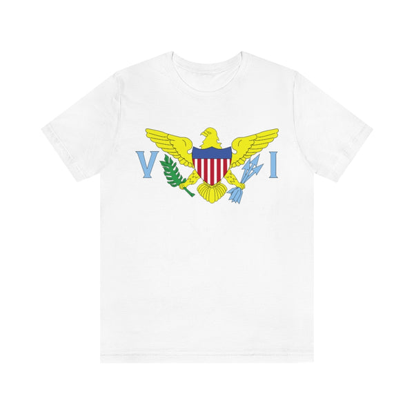 USVI Flag - Unisex Jersey Short Sleeve Tee