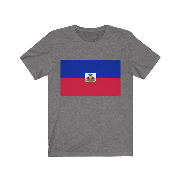 Haiti Flag - Unisex Jersey Short Sleeve Tee - T-Shirt - Cocoalime Apparel 