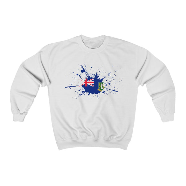 BVI Paint - Unisex Heavy Blend™ Crewneck Sweatshirt - CocoaLime