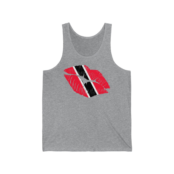 Trinidad & Tobago Lip Service - Unisex Jersey Tank - CocoaLime