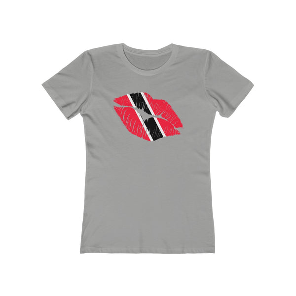 Trinidad & Tobago Lip Service - Women's Slim Fit Tee - CocoaLime