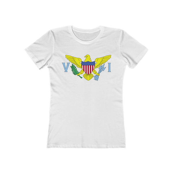 USVI Flag - Women's Slim Fit Tee