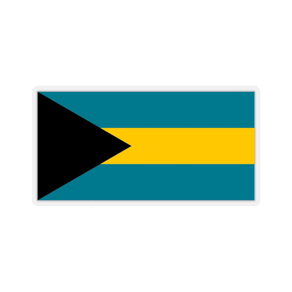 Bahamas Flag - Kiss-Cut Stickers - Paper products - Cocoalime Apparel 