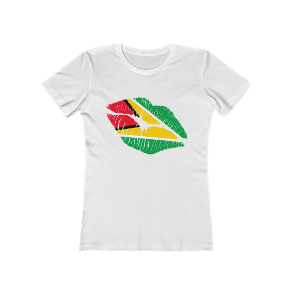 Guyana Lip Service - Women's Slim Fit Tee - T-Shirt - Cocoalime Apparel 