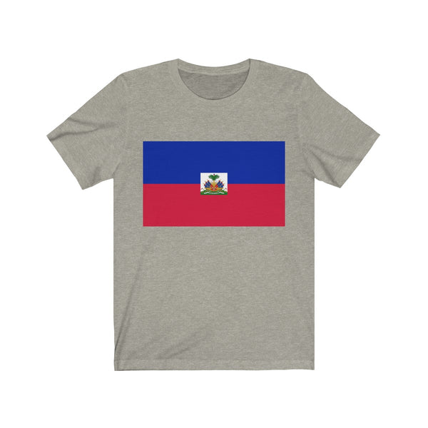 Haiti Flag - Unisex Jersey Short Sleeve Tee - T-Shirt - Cocoalime Apparel 