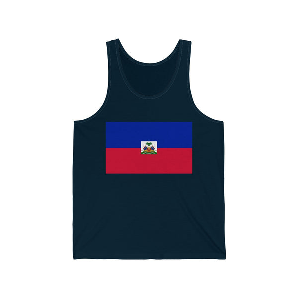 Haiti Flag - Unisex Jersey Tank - Tank Top - Cocoalime Apparel 