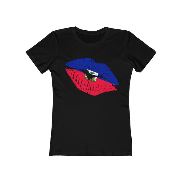 Haiti Lip Service - Women's Slim Fit Tee - T-Shirt - Cocoalime Apparel 