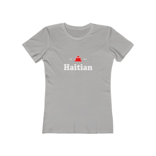 Haitian - Women's Slim Fit Tee - T-Shirt - Cocoalime Apparel 