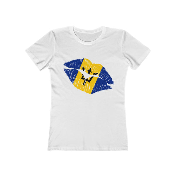 Barbados Lip Service - Women's Slim Fit Tee - T-Shirt - Cocoalime Apparel 