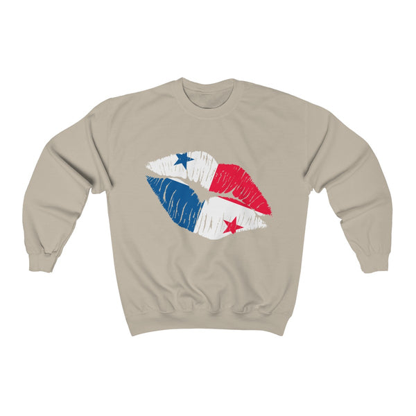 Panama Lip Service  - Unisex Heavy Blend™ Crewneck Sweatshirt - CocoaLime