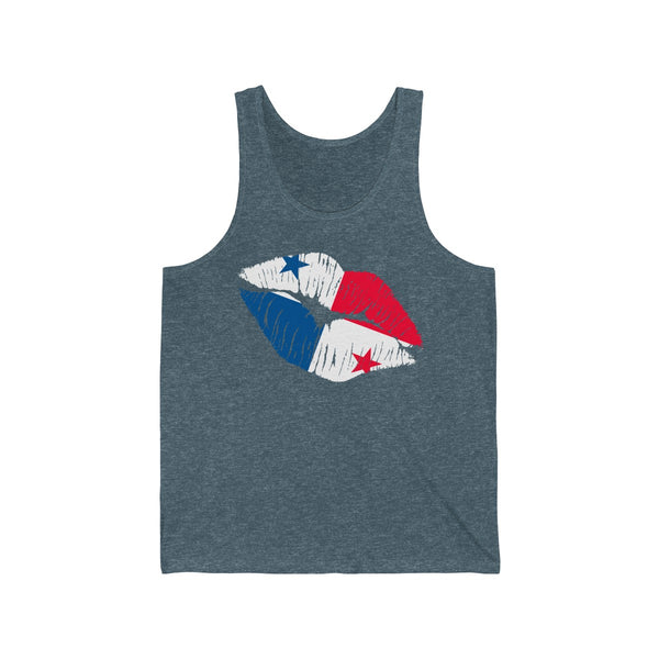 Panama Lip Service - Unisex Jersey Tank - CocoaLime