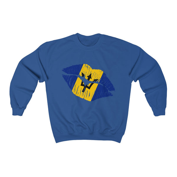 Barbados Lip Service - Unisex Heavy Blend™ Crewneck Sweatshirt - Sweatshirt - Cocoalime Apparel 