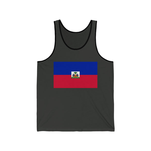 Haiti Flag - Unisex Jersey Tank - Tank Top - Cocoalime Apparel 