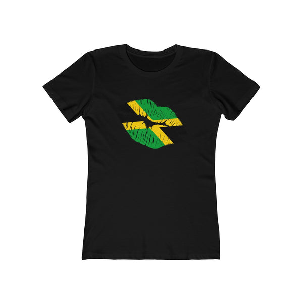 Jamaican Lip Service - Women's Slim Fit Tee - CocoaLime